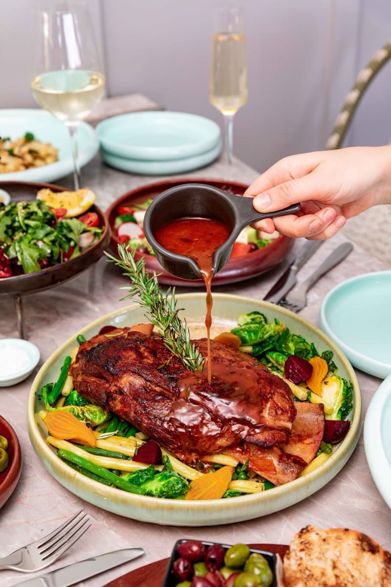 12-Hour Slow-Smoked Shoulder of Lamb