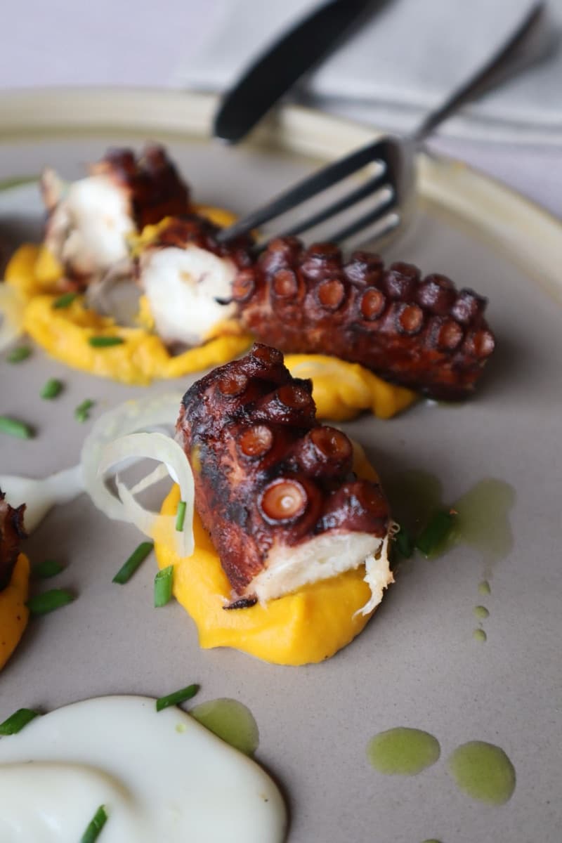 Grilled Octopus, Oregano, Paprika & Capers