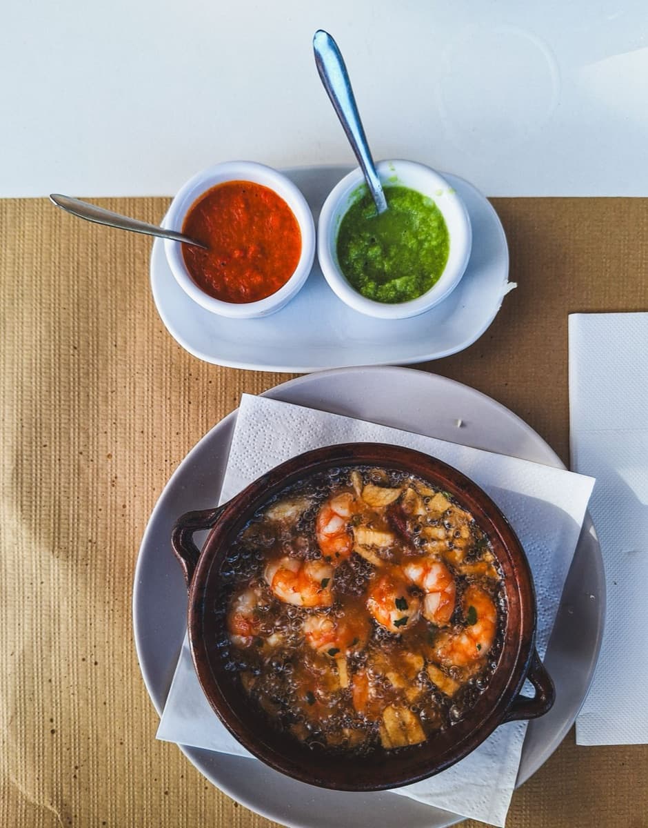 Gambas al Ajillo — garlic, chilli & sherry