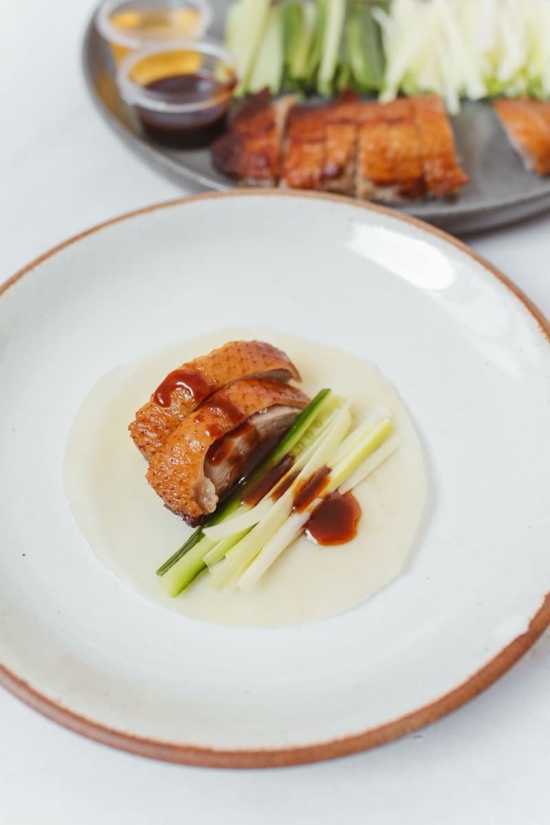Five-Spiced Crispy Duck, Plum Sauce